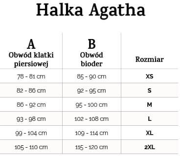 Agatha-halka-wymiary