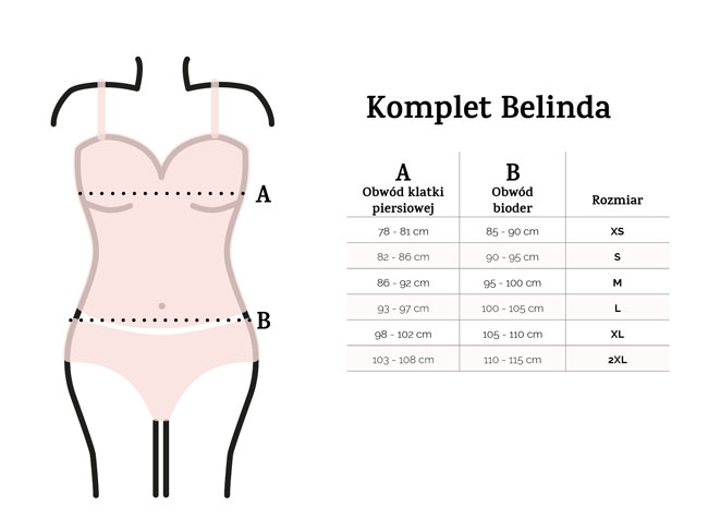 komplet nocny Belinda