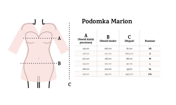 marion-szlafrok-wymiary