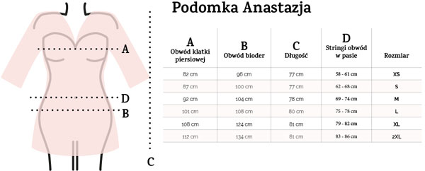 koronkowy peniuar Anastazja