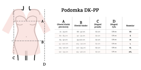 satynowy szlafrok DK-PP