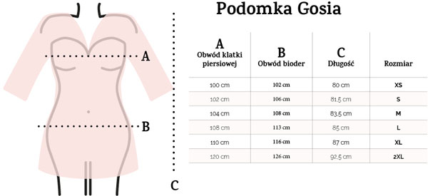 satynowy szlafrok gosia