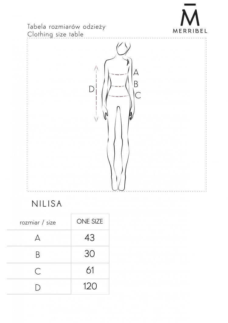 tabela rozmiarów sukienki nilisa