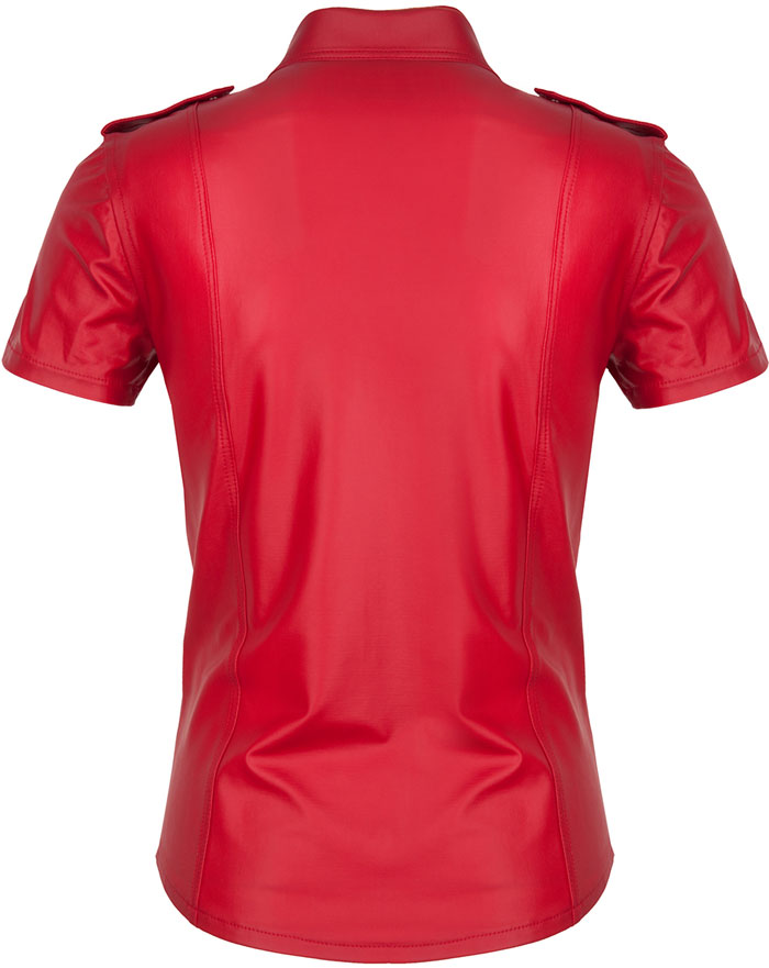 męska koszula czerwona RMCarlo001-back