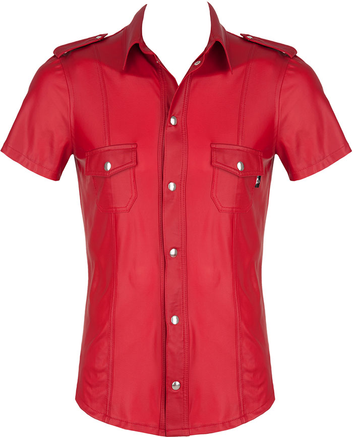 czerwona koszulka męska RMCarlo001-front