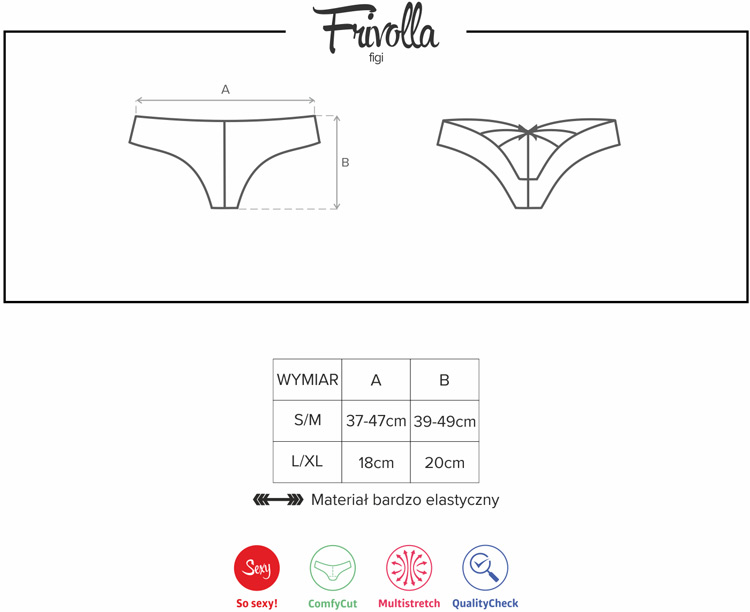 Obsessive Frivolla panties wymiary